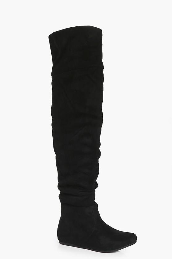 Rebecca Ruched Over The Knee Boot